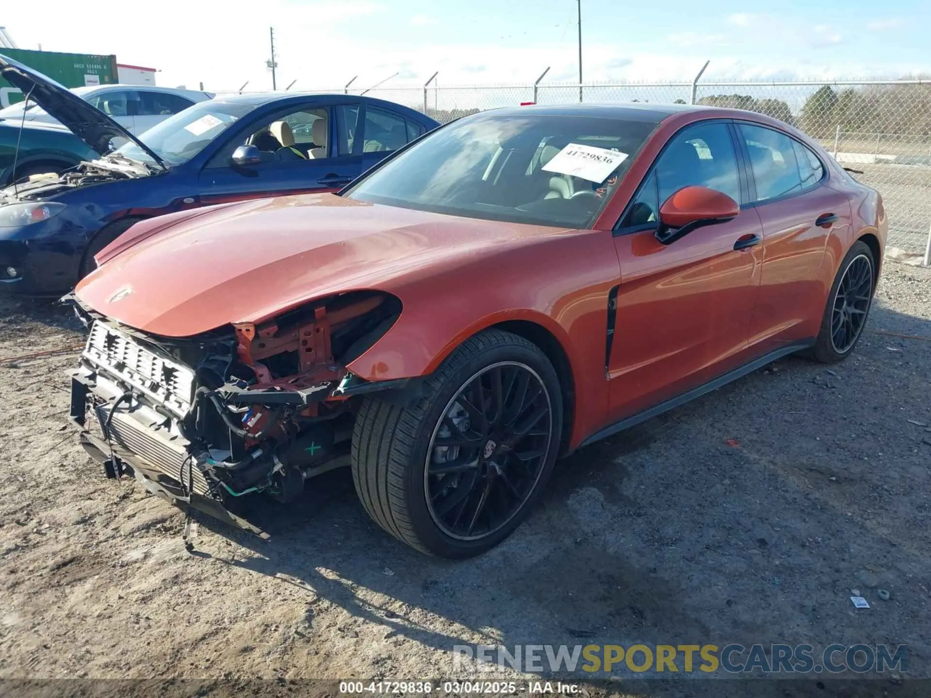 2 Photograph of a damaged car WP0AA2A72LL102430 PORSCHE PANAMERA 2020