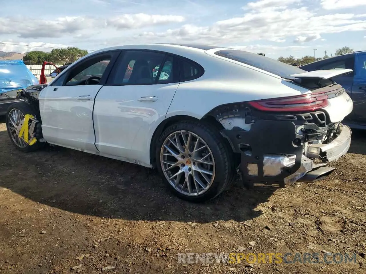 2 Фотография поврежденного автомобиля WP0AA2A77LL102939 PORSCHE PANAMERA 2020