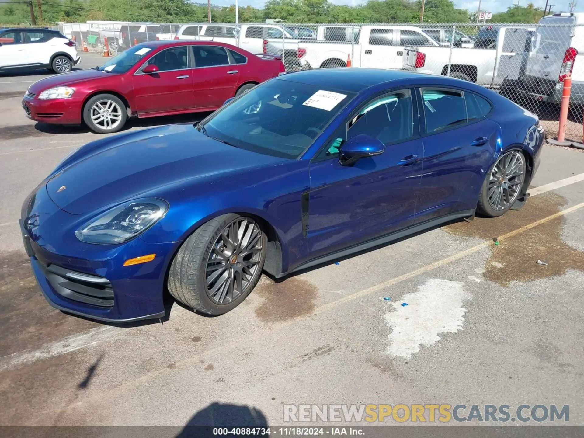 2 Фотография поврежденного автомобиля WP0AJ2A70ML116408 PORSCHE PANAMERA 2021