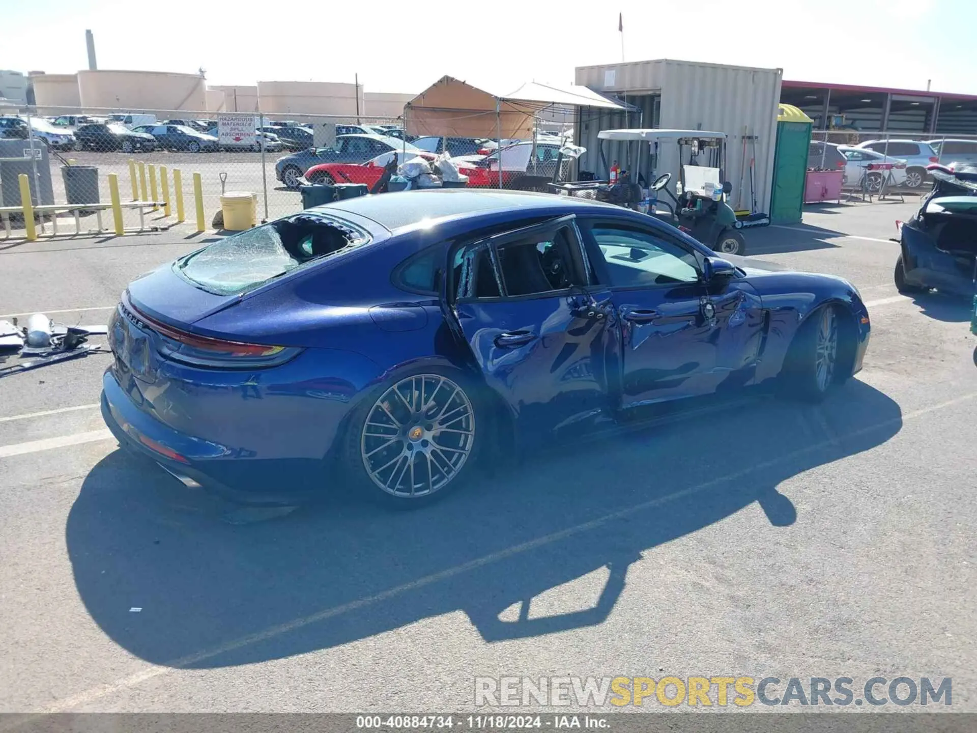 4 Фотография поврежденного автомобиля WP0AJ2A70ML116408 PORSCHE PANAMERA 2021