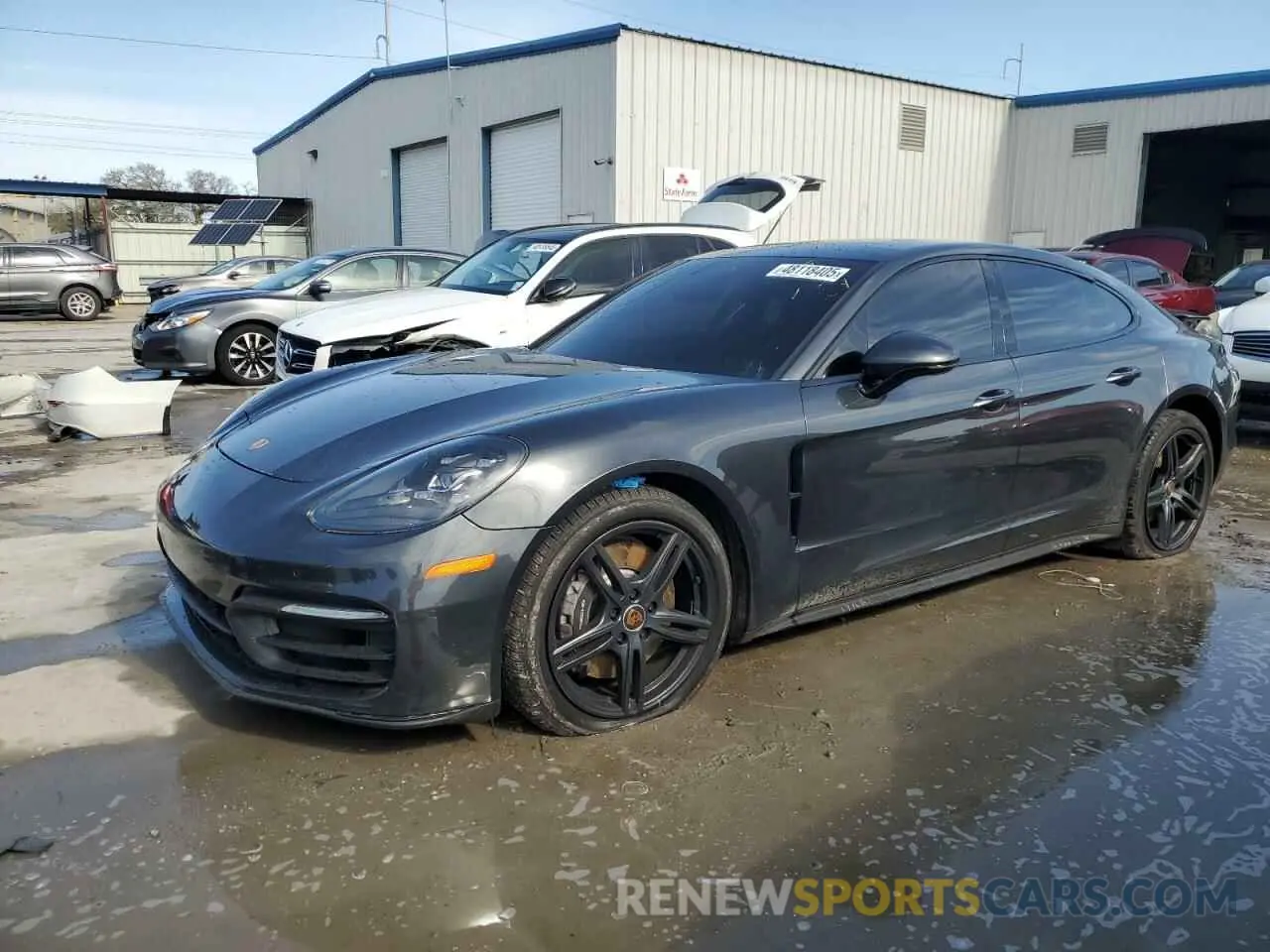 1 Photograph of a damaged car WP0AJ2A75ML116047 PORSCHE PANAMERA 2021