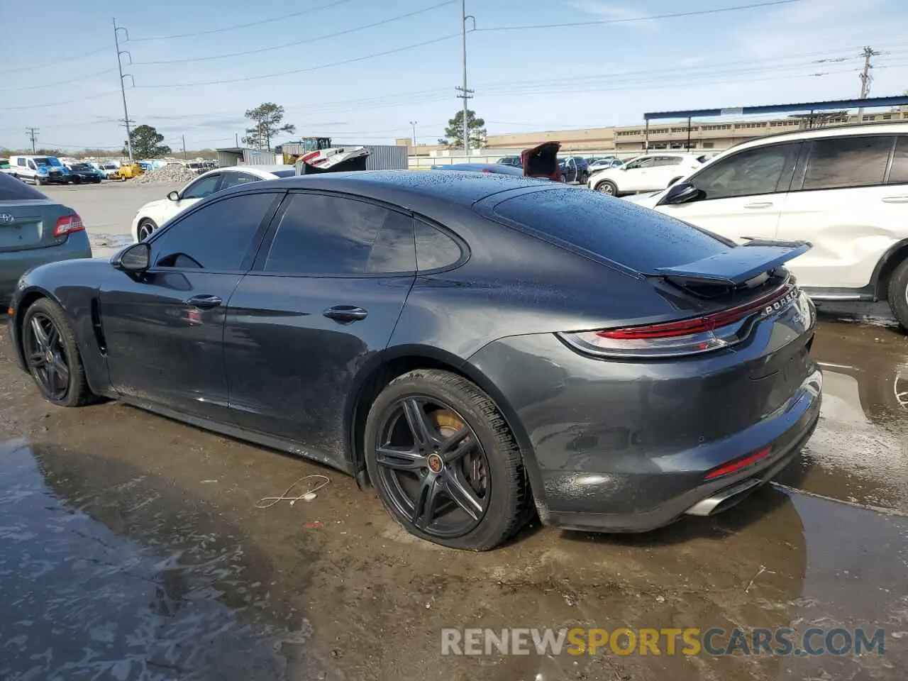 2 Photograph of a damaged car WP0AJ2A75ML116047 PORSCHE PANAMERA 2021