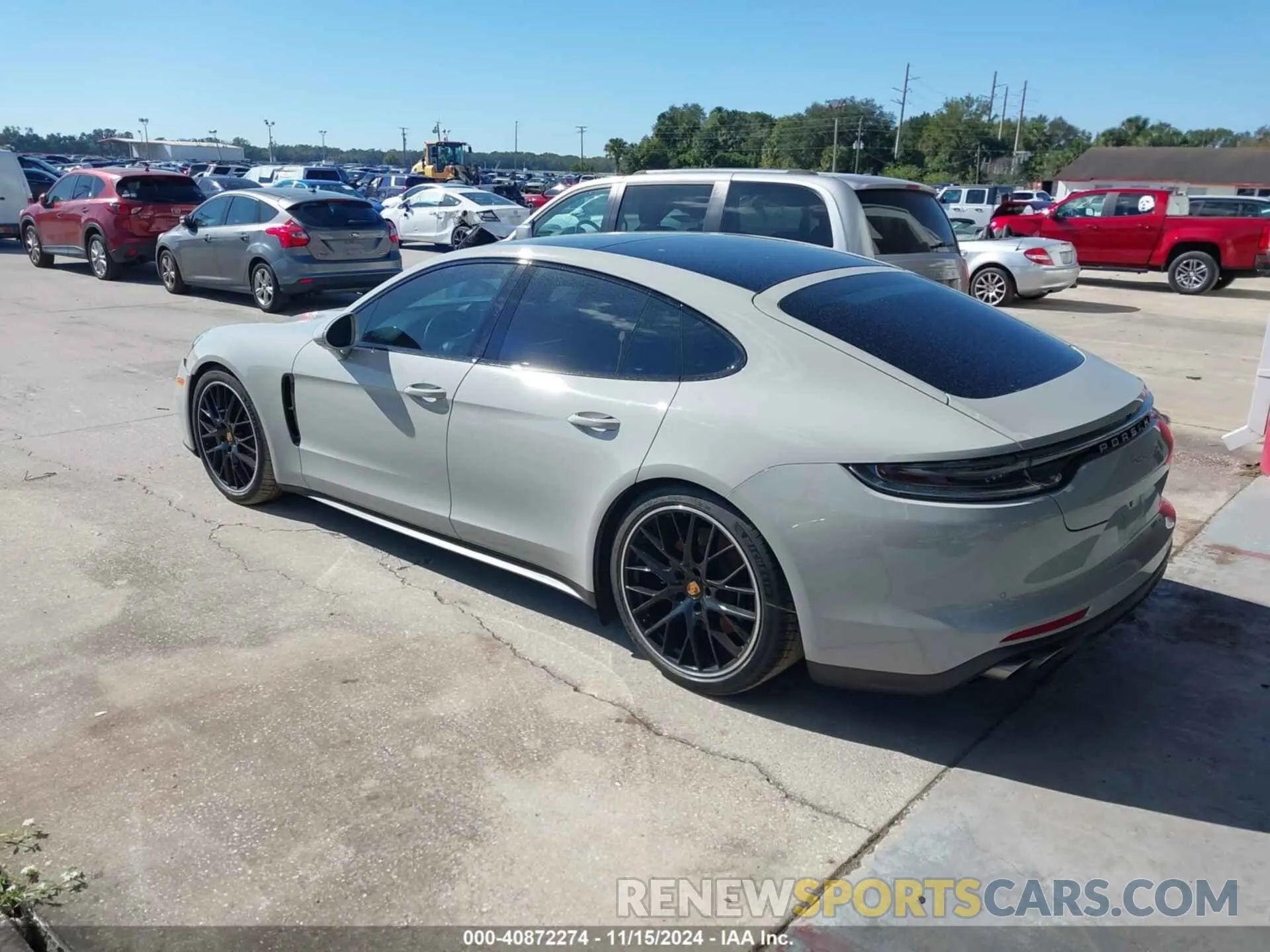3 Фотография поврежденного автомобиля WP0AB2A73NL130222 PORSCHE PANAMERA 2022