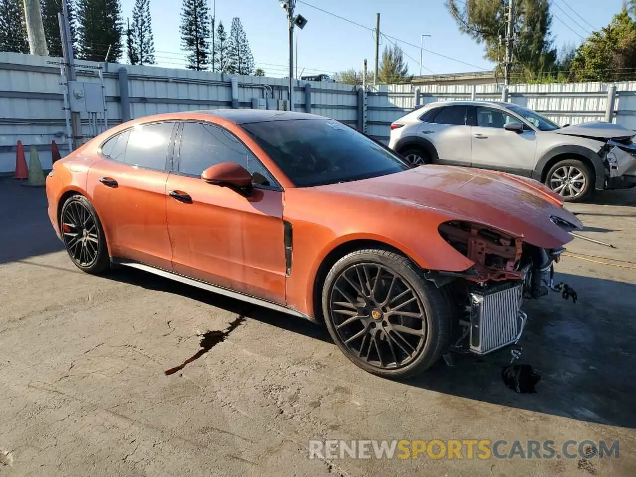 4 Фотография поврежденного автомобиля WP0AJ2A71NL101482 PORSCHE PANAMERA 2022