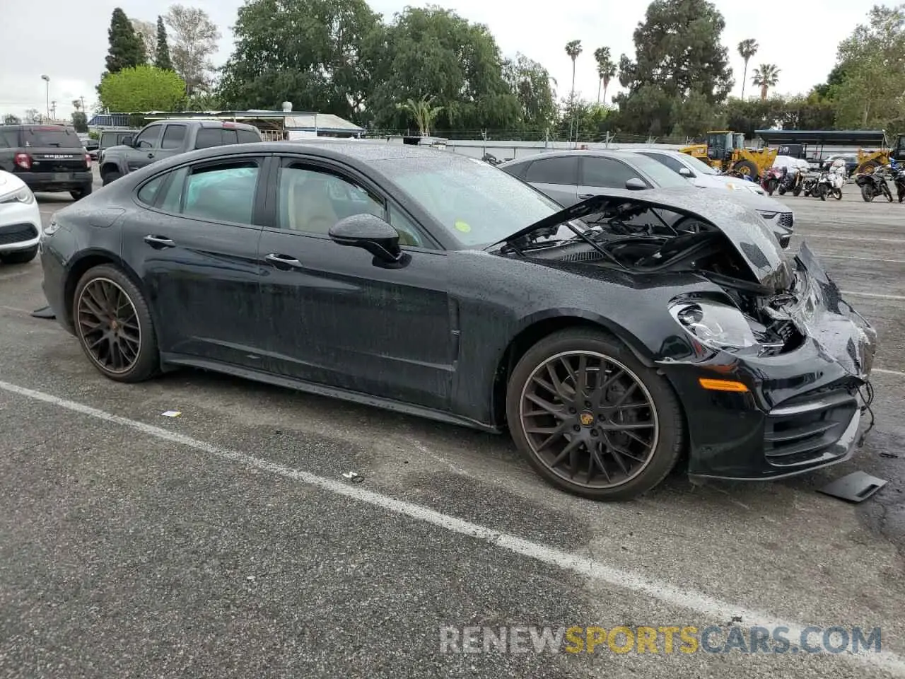 4 Photograph of a damaged car WP0AJ2A77NL100160 PORSCHE PANAMERA 2022