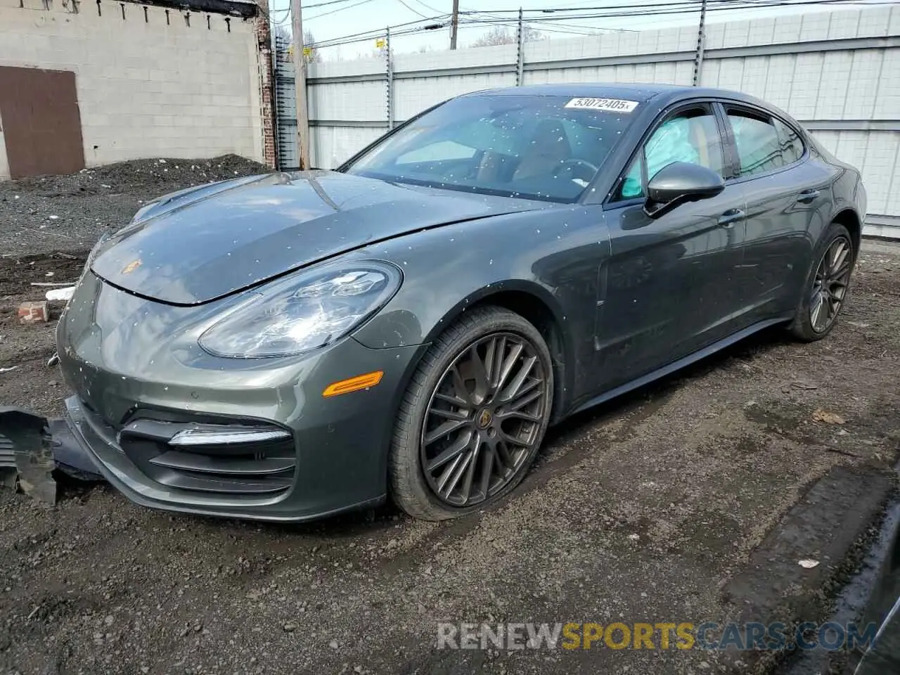 1 Photograph of a damaged car WP0AJ2A79NL100872 PORSCHE PANAMERA 2022