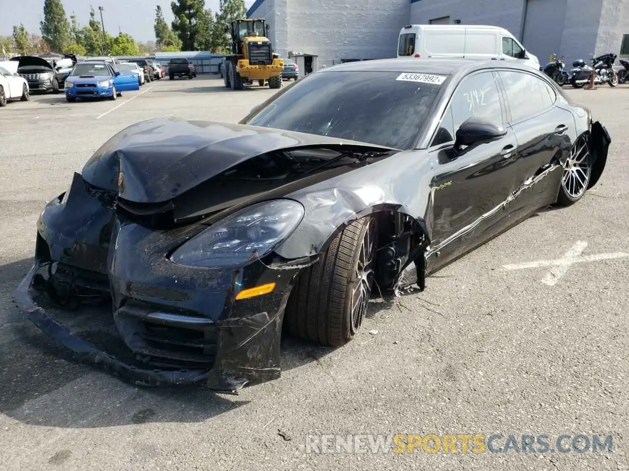 2 Photograph of a damaged car WP0BK2A78NL158005 PORSCHE PANAMERA 2022