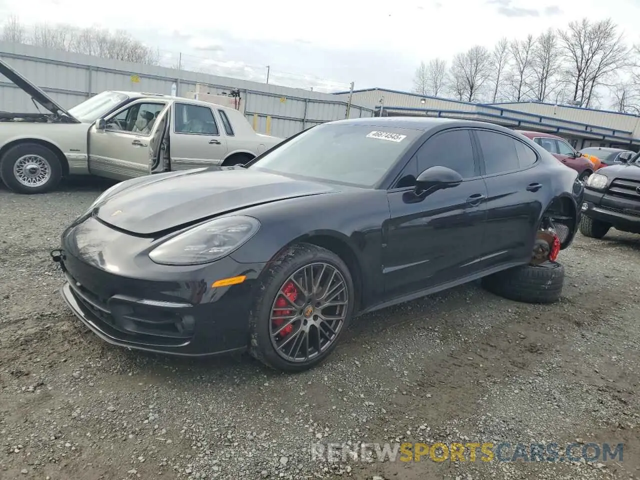 1 Photograph of a damaged car WP0AB2A70PL130052 PORSCHE PANAMERA 2023
