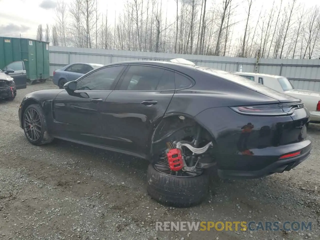 2 Photograph of a damaged car WP0AB2A70PL130052 PORSCHE PANAMERA 2023