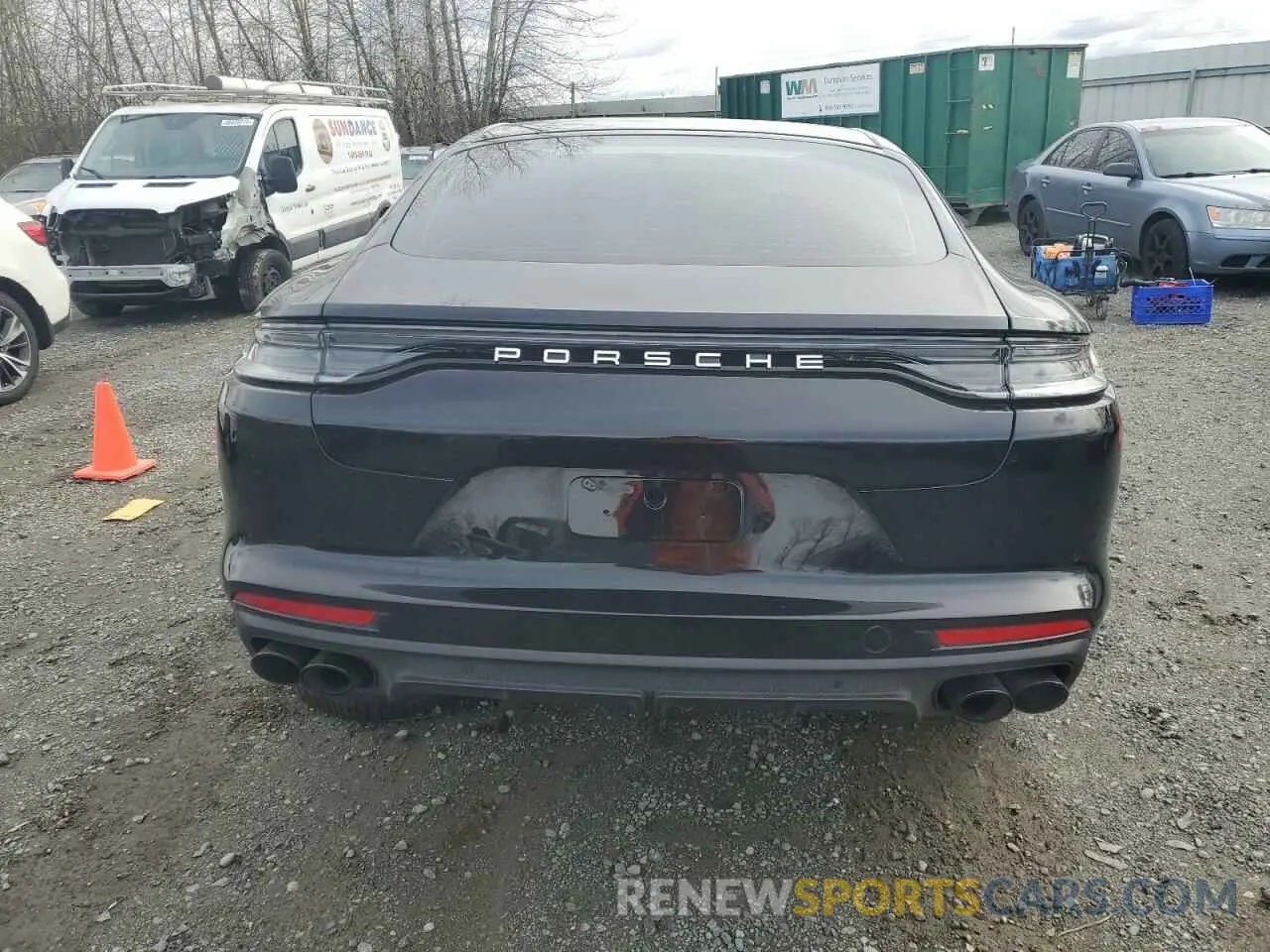6 Photograph of a damaged car WP0AB2A70PL130052 PORSCHE PANAMERA 2023
