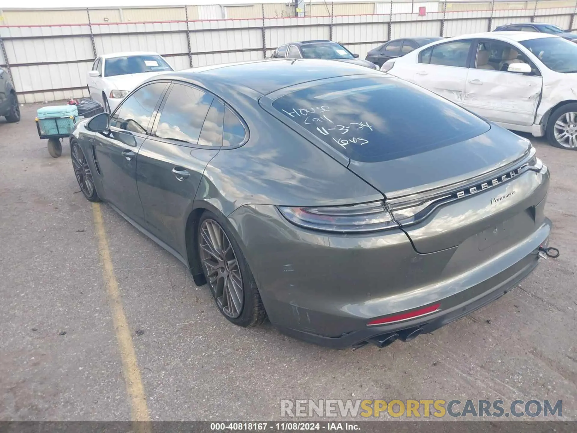 3 Photograph of a damaged car WP0AJ2A72PL101140 PORSCHE PANAMERA 2023