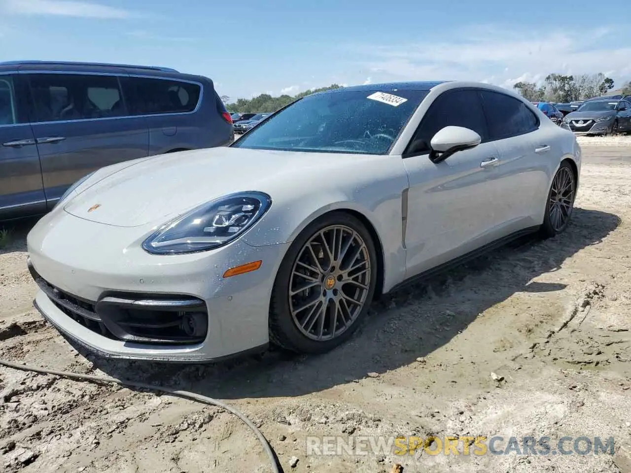 1 Photograph of a damaged car WP0AJ2A75PL103951 PORSCHE PANAMERA 2023