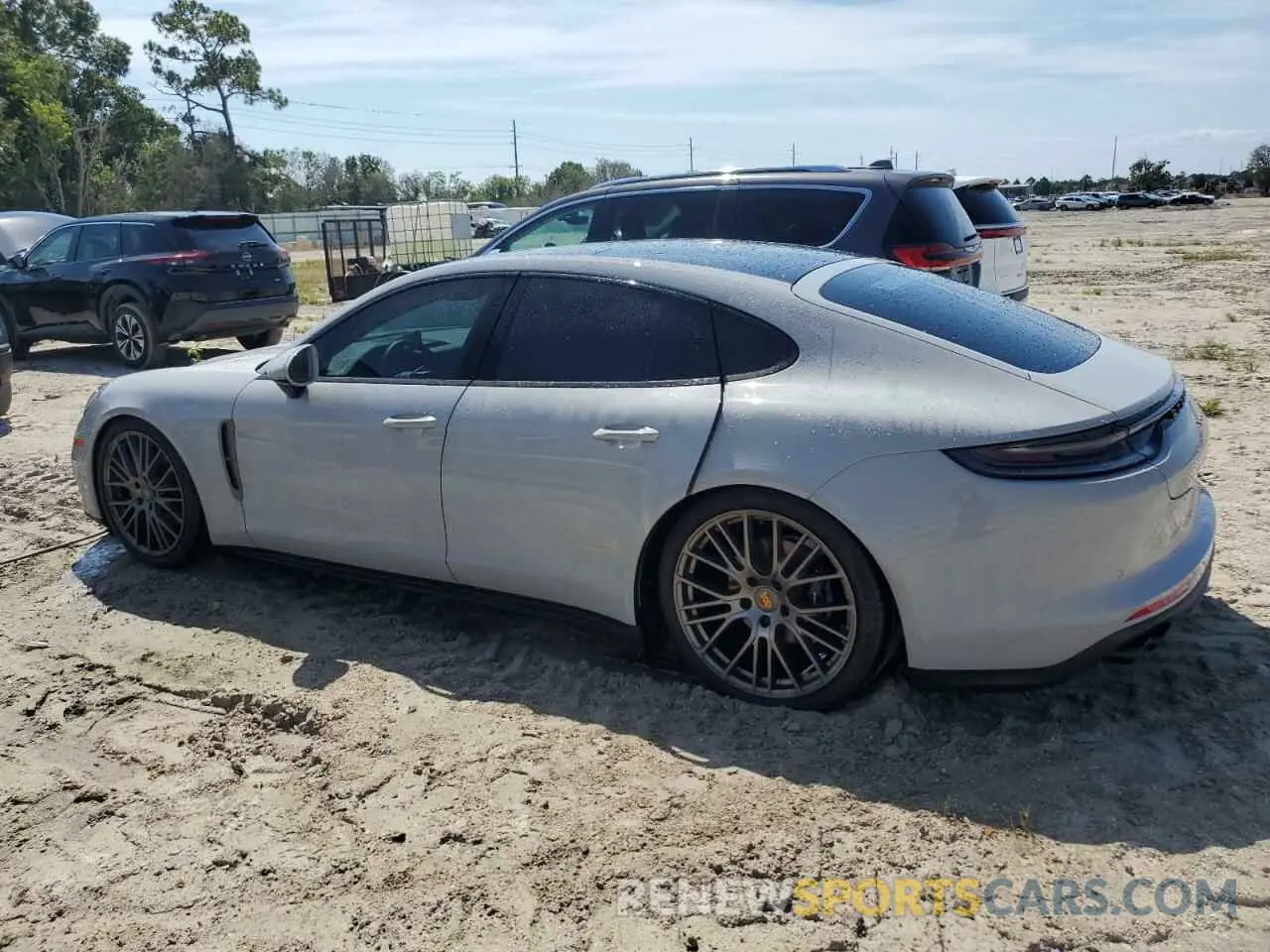 2 Photograph of a damaged car WP0AJ2A75PL103951 PORSCHE PANAMERA 2023