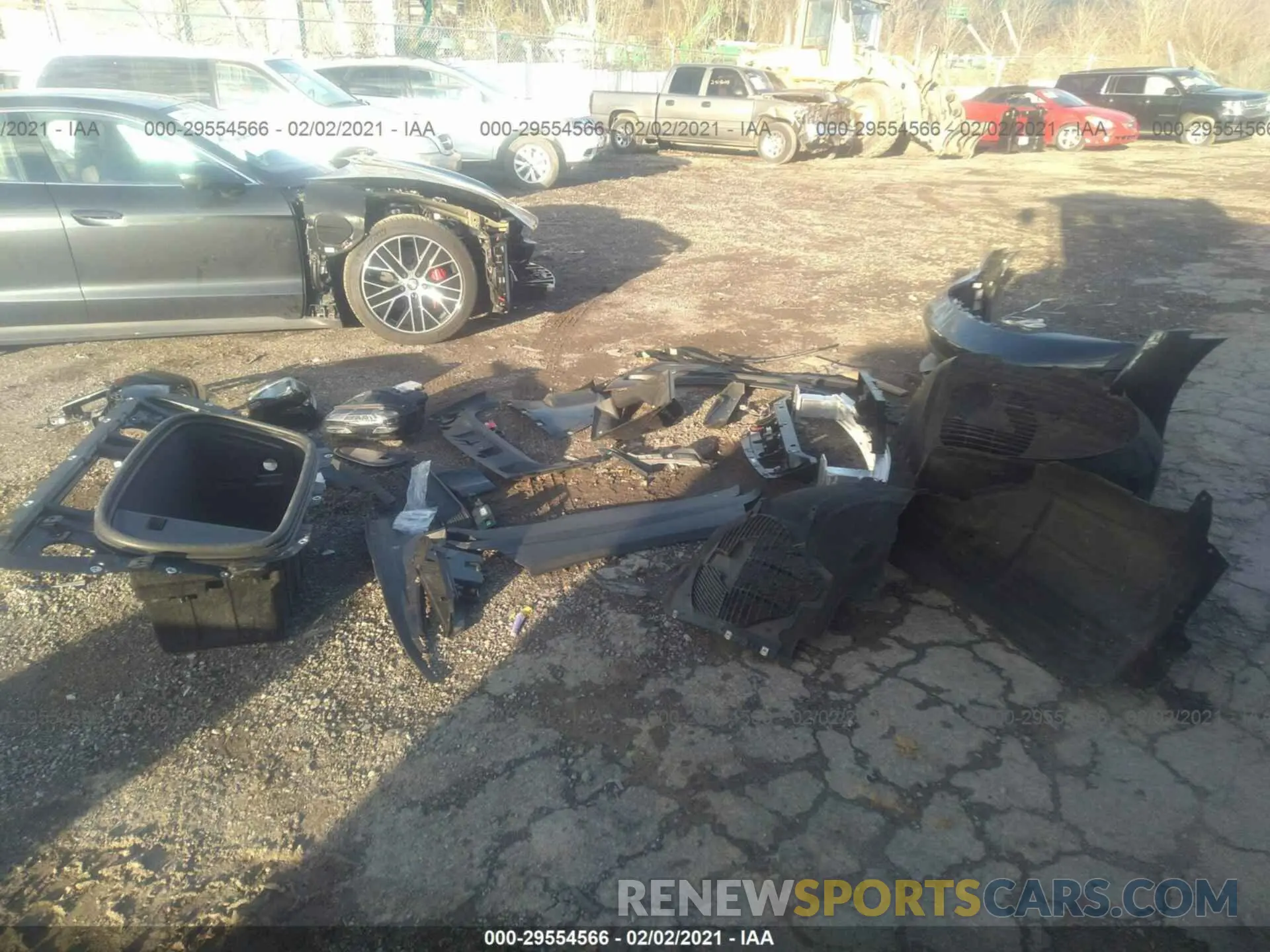 12 Photograph of a damaged car WP0AB2Y11LSA51655 PORSCHE TAYCAN 2020