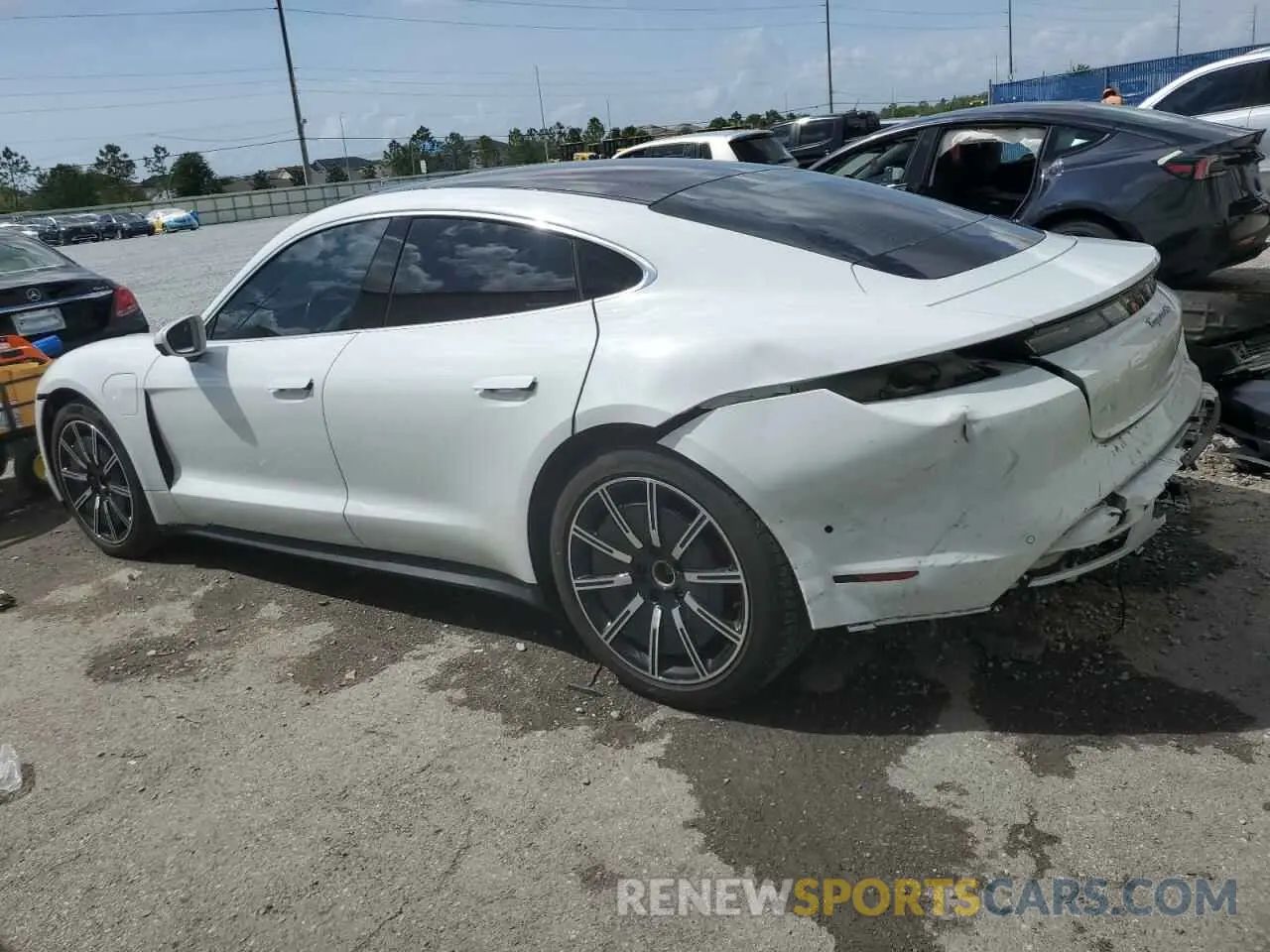 2 Photograph of a damaged car WP0AB2Y12LSA51793 PORSCHE TAYCAN 2020