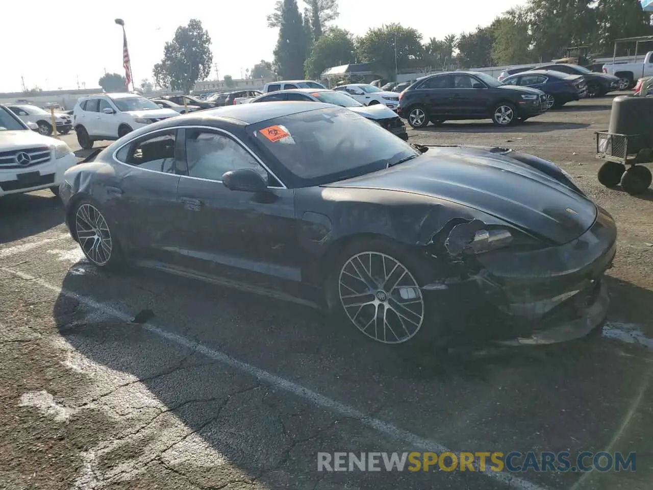 4 Photograph of a damaged car WP0AC2Y14LSA72237 PORSCHE TAYCAN 2020