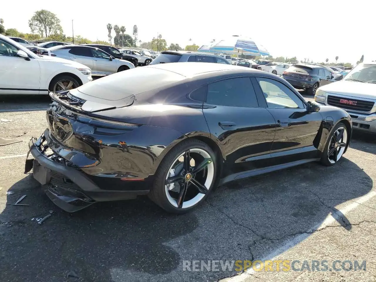 3 Фотография поврежденного автомобиля WP0AC2Y16LSA71591 PORSCHE TAYCAN 2020