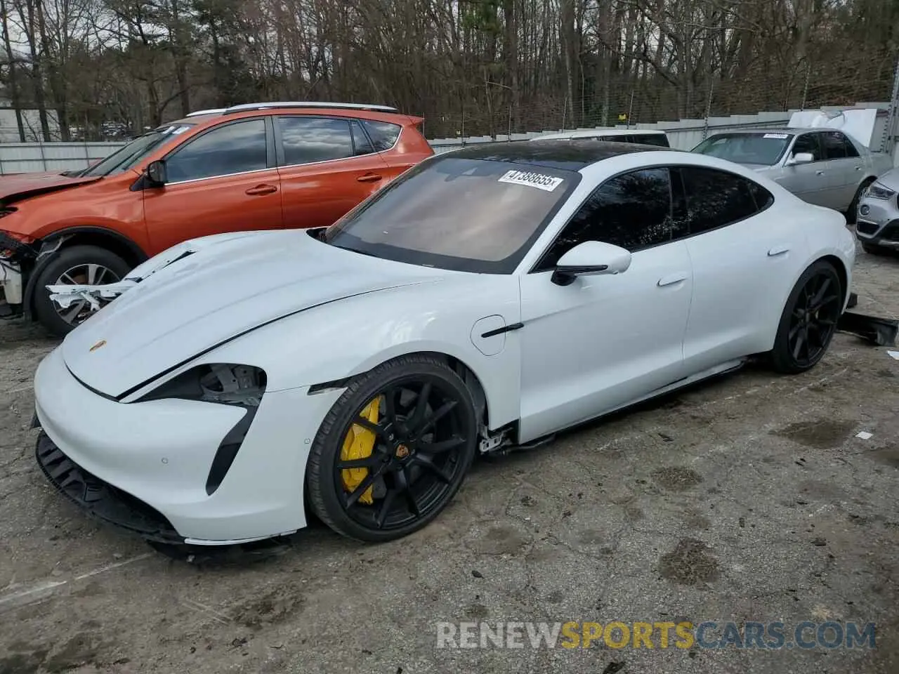 1 Фотография поврежденного автомобиля WP0AC2Y18LSA72290 PORSCHE TAYCAN 2020