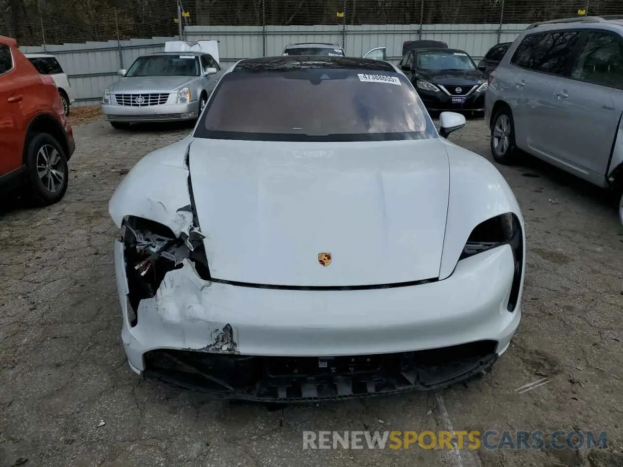5 Фотография поврежденного автомобиля WP0AC2Y18LSA72290 PORSCHE TAYCAN 2020