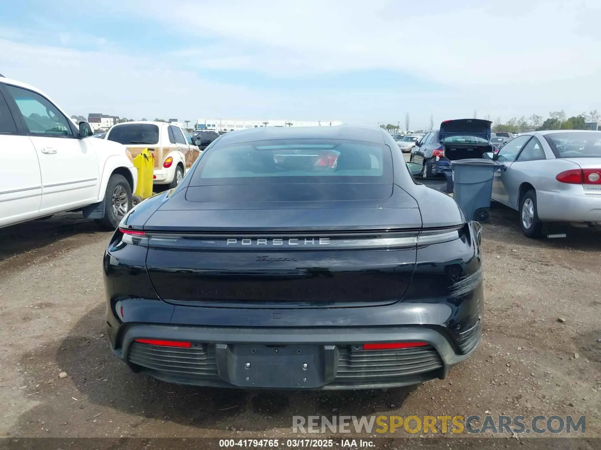 16 Photograph of a damaged car WP0AA2Y14MSA17231 PORSCHE TAYCAN 2021
