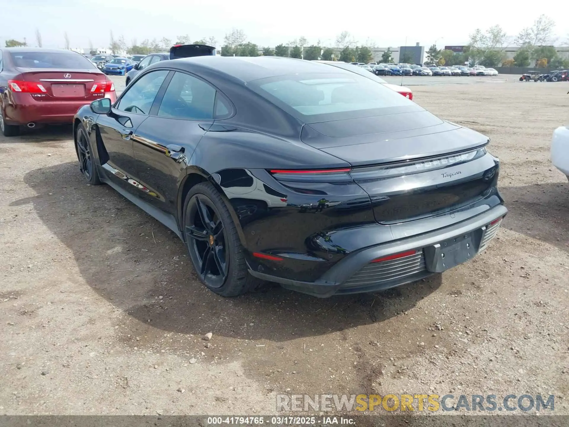 3 Photograph of a damaged car WP0AA2Y14MSA17231 PORSCHE TAYCAN 2021