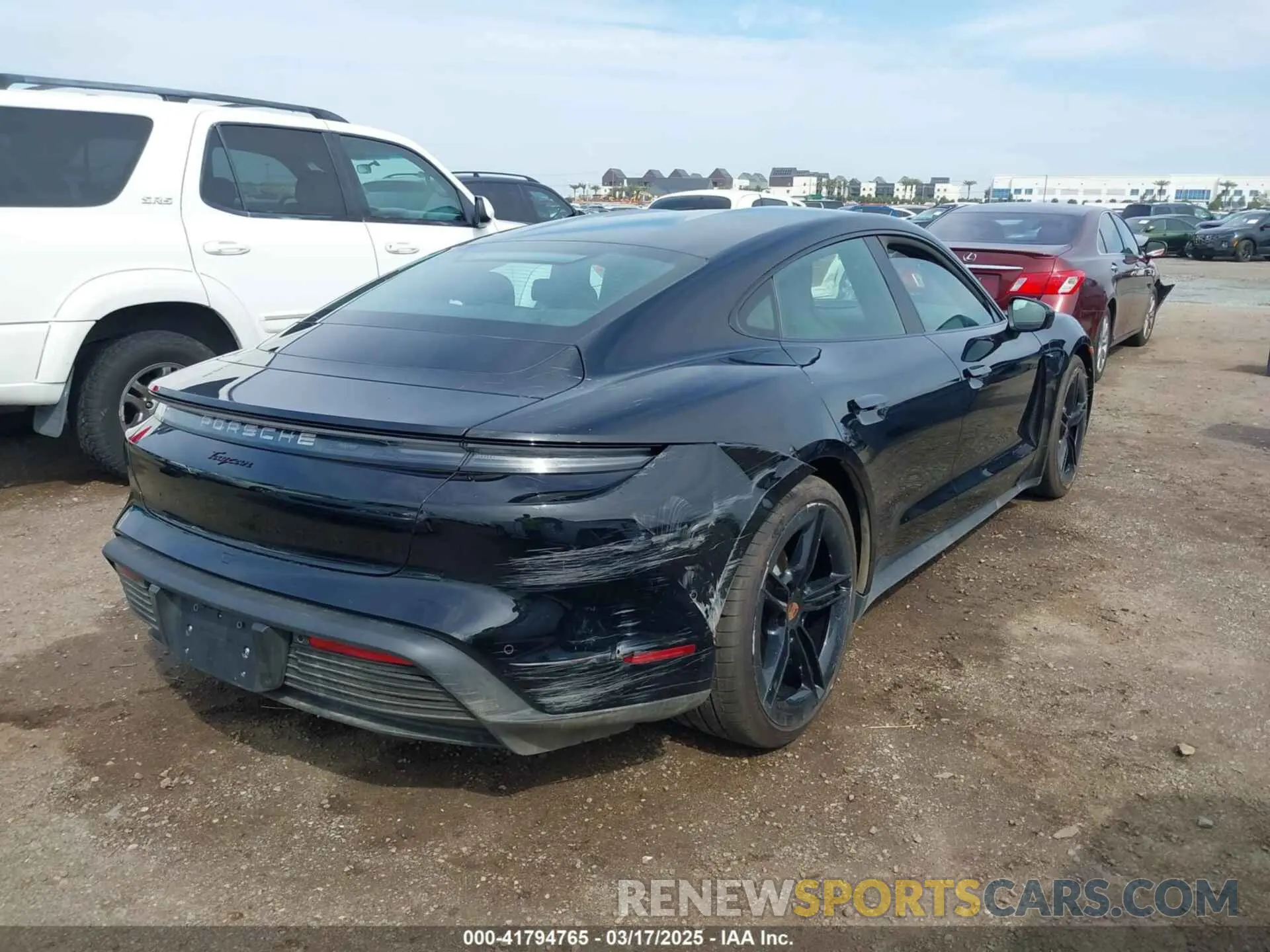 4 Photograph of a damaged car WP0AA2Y14MSA17231 PORSCHE TAYCAN 2021