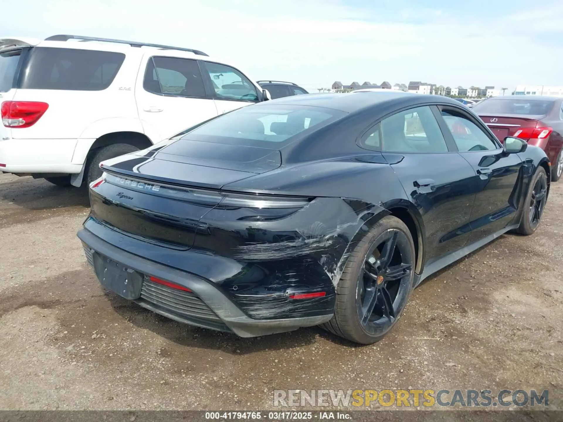 6 Photograph of a damaged car WP0AA2Y14MSA17231 PORSCHE TAYCAN 2021