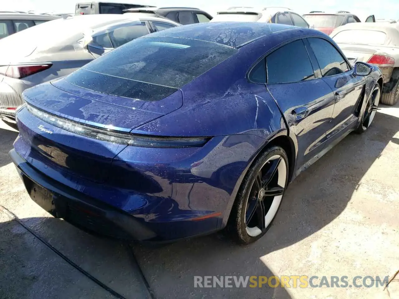 4 Photograph of a damaged car WP0AA2Y15MSA15925 PORSCHE TAYCAN 2021