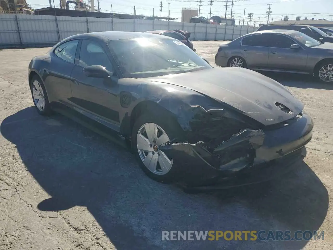 4 Photograph of a damaged car WP0AA2Y15MSA17190 PORSCHE TAYCAN 2021