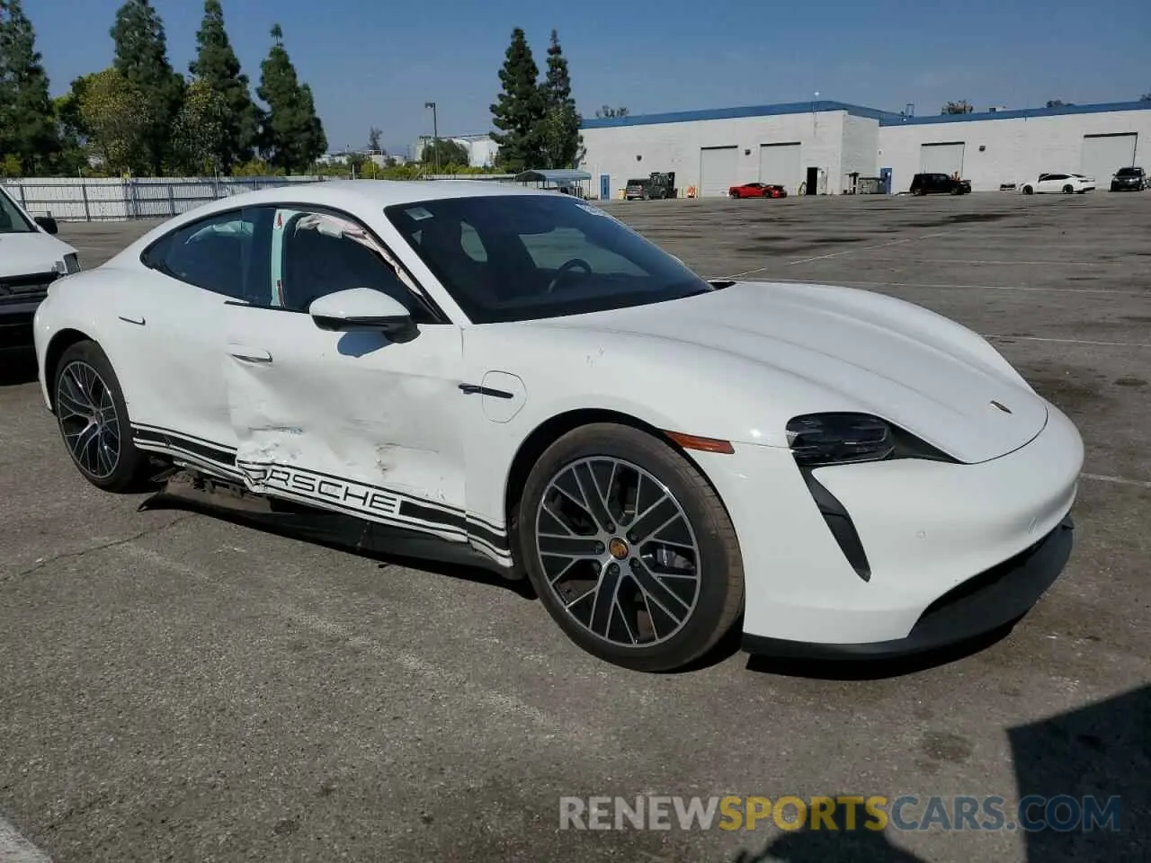 4 Photograph of a damaged car WP0AA2Y15MSA17464 PORSCHE TAYCAN 2021