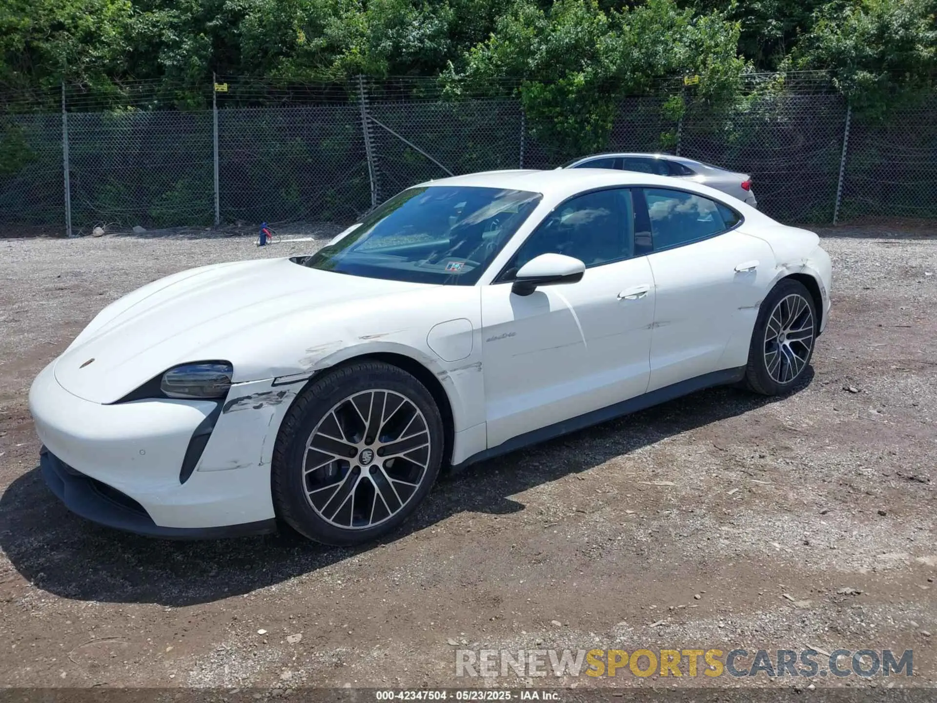 2 Photograph of a damaged car WP0AA2Y16MSA16176 PORSCHE TAYCAN 2021