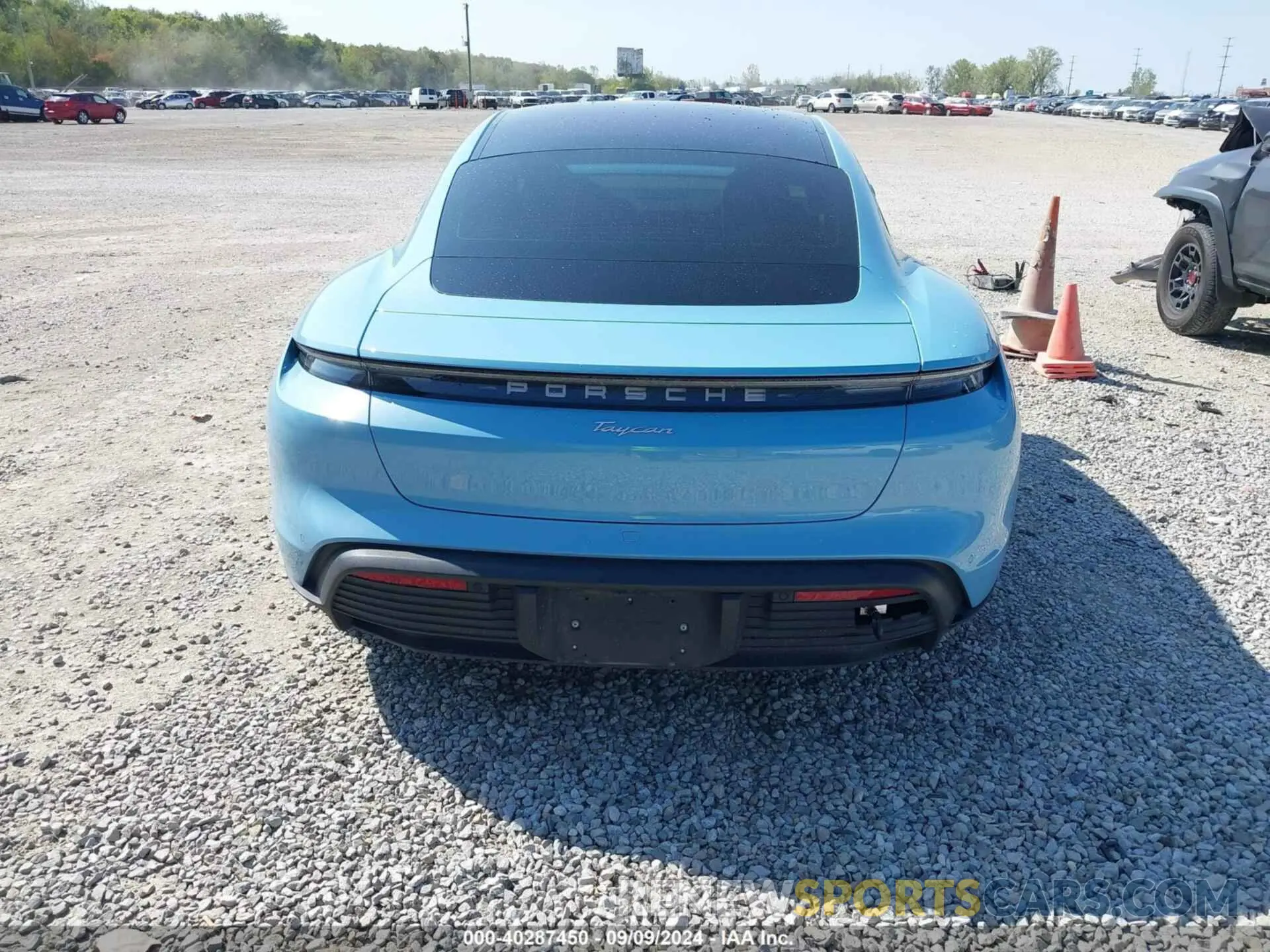 16 Photograph of a damaged car WP0AA2Y17MSA15666 PORSCHE TAYCAN 2021