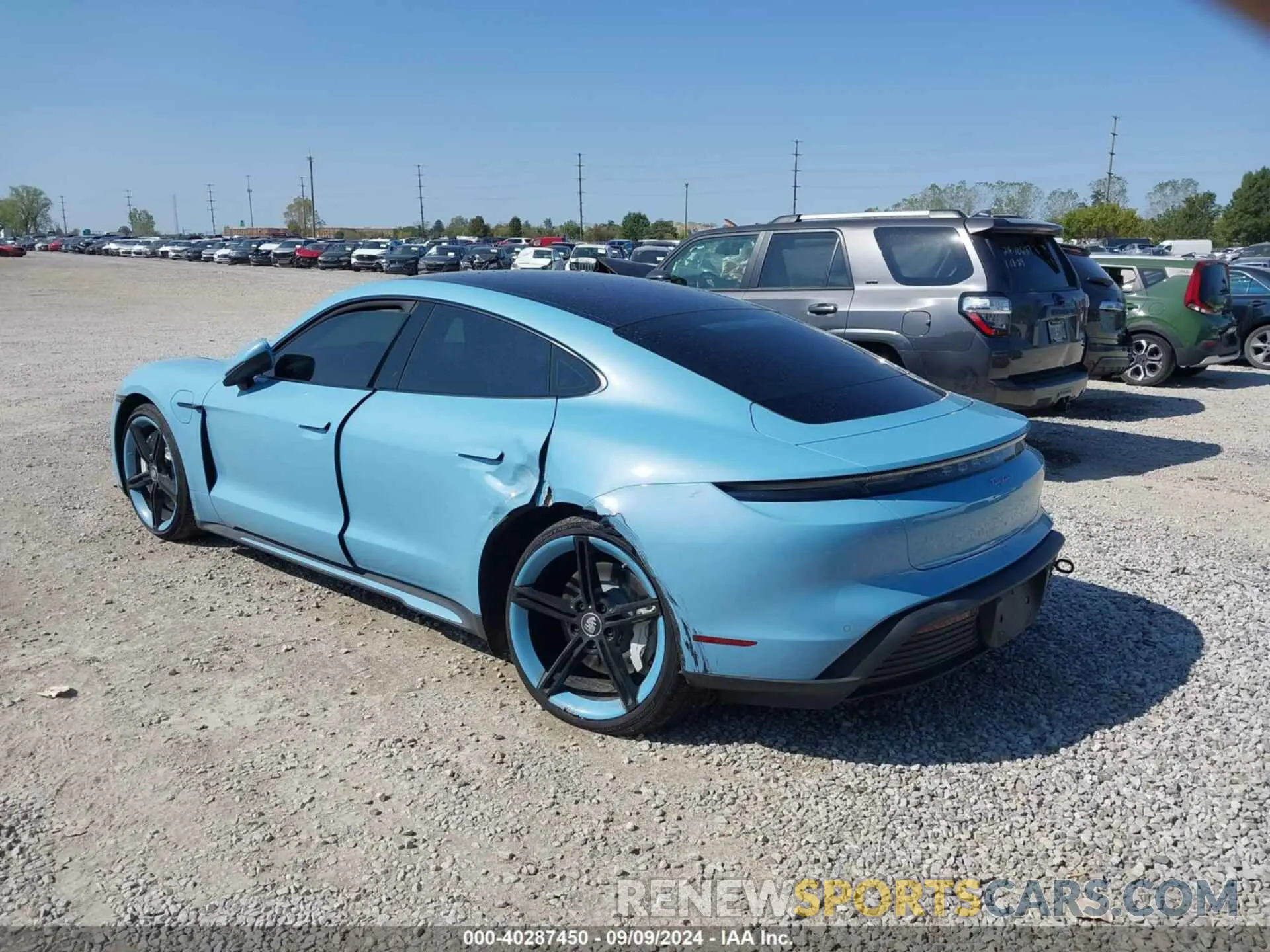 3 Photograph of a damaged car WP0AA2Y17MSA15666 PORSCHE TAYCAN 2021