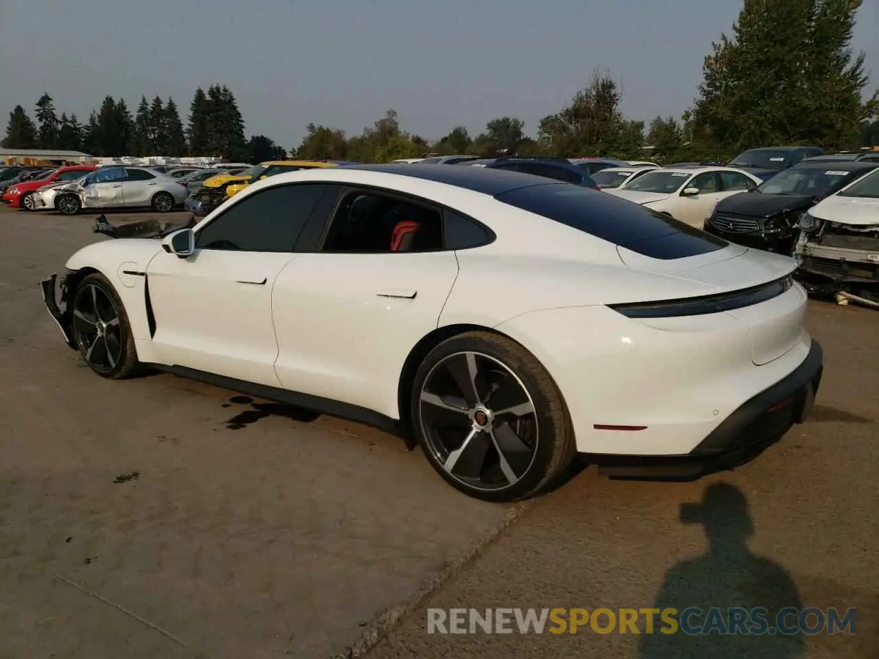 2 Фотография поврежденного автомобиля WP0AA2Y17MSA16980 PORSCHE TAYCAN 2021