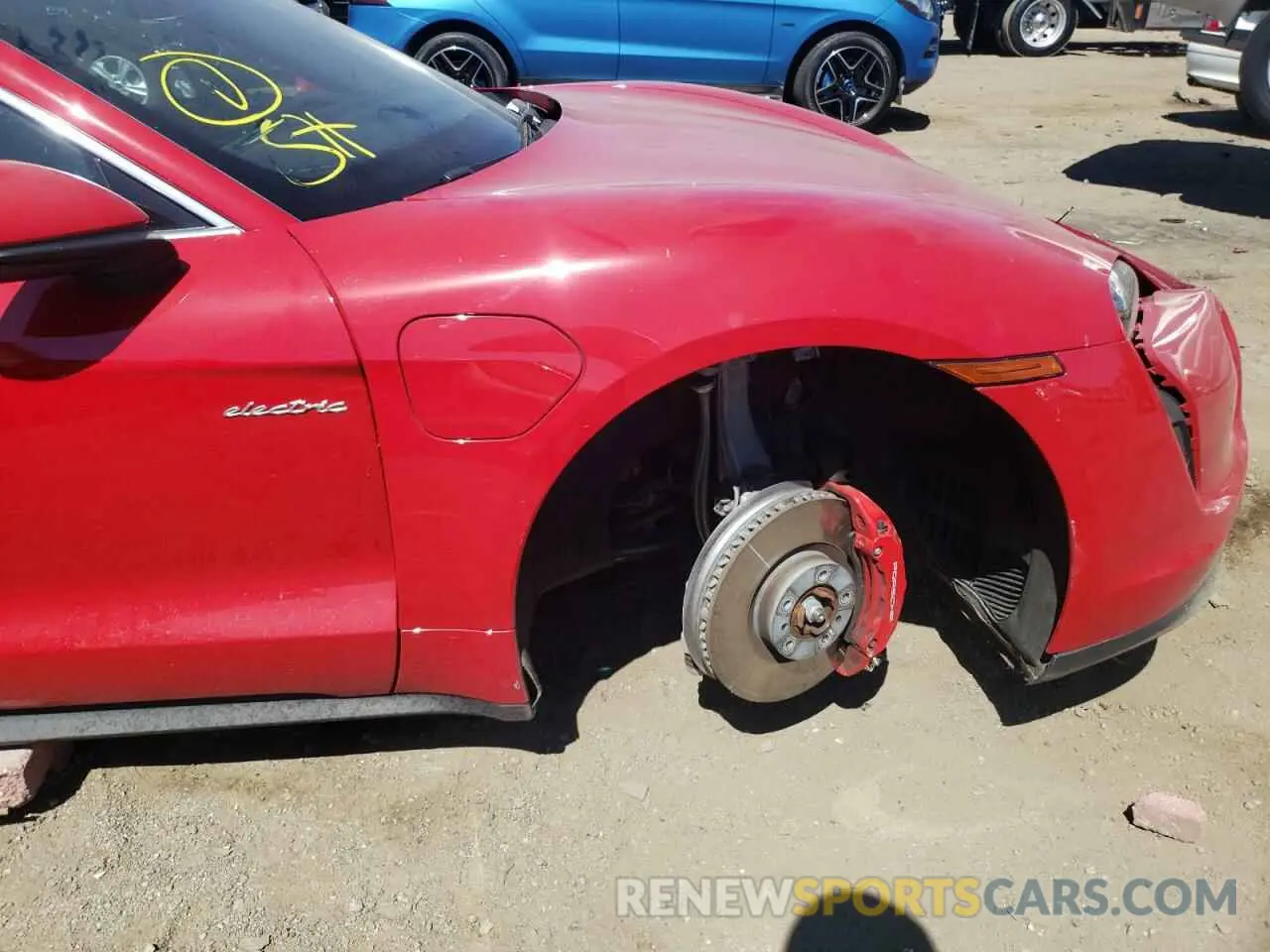 9 Photograph of a damaged car WP0AB2Y11MSA41029 PORSCHE TAYCAN 2021