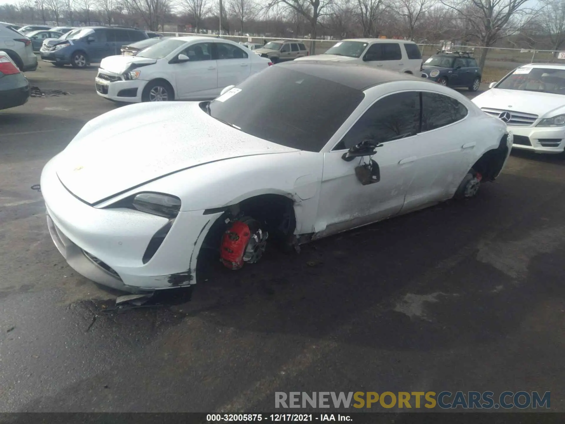 6 Photograph of a damaged car WP0AB2Y15MSA42295 PORSCHE TAYCAN 2021