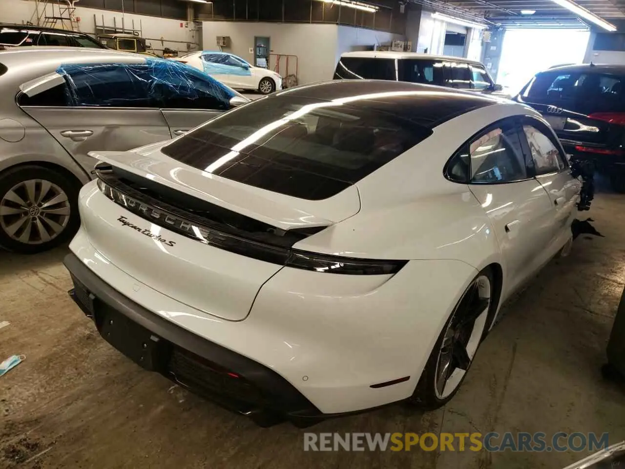 4 Фотография поврежденного автомобиля WP0AC2Y12MLA62060 PORSCHE TAYCAN 2021