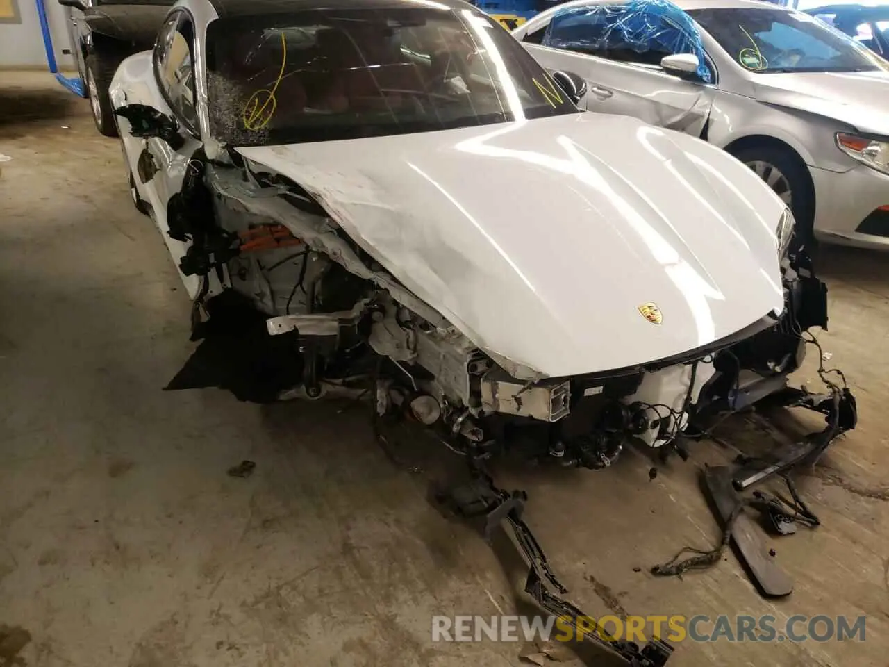 9 Фотография поврежденного автомобиля WP0AC2Y12MLA62060 PORSCHE TAYCAN 2021