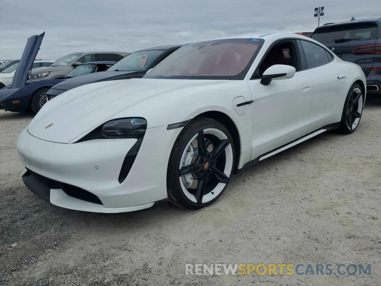 1 Photograph of a damaged car WP0AC2Y14MSA62471 PORSCHE TAYCAN 2021