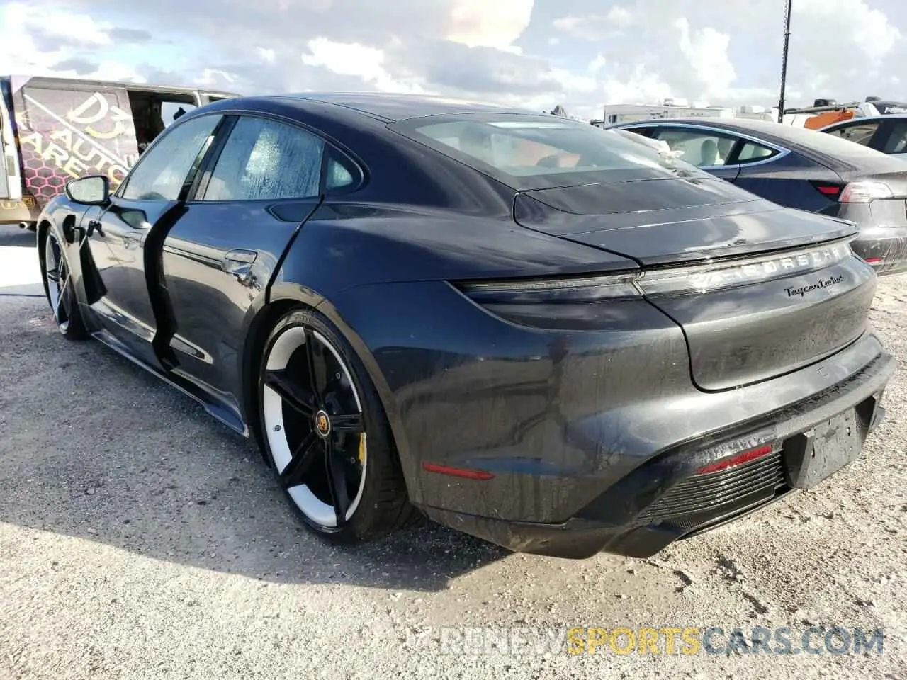 3 Photograph of a damaged car WP0AC2Y15MSA63984 PORSCHE TAYCAN 2021