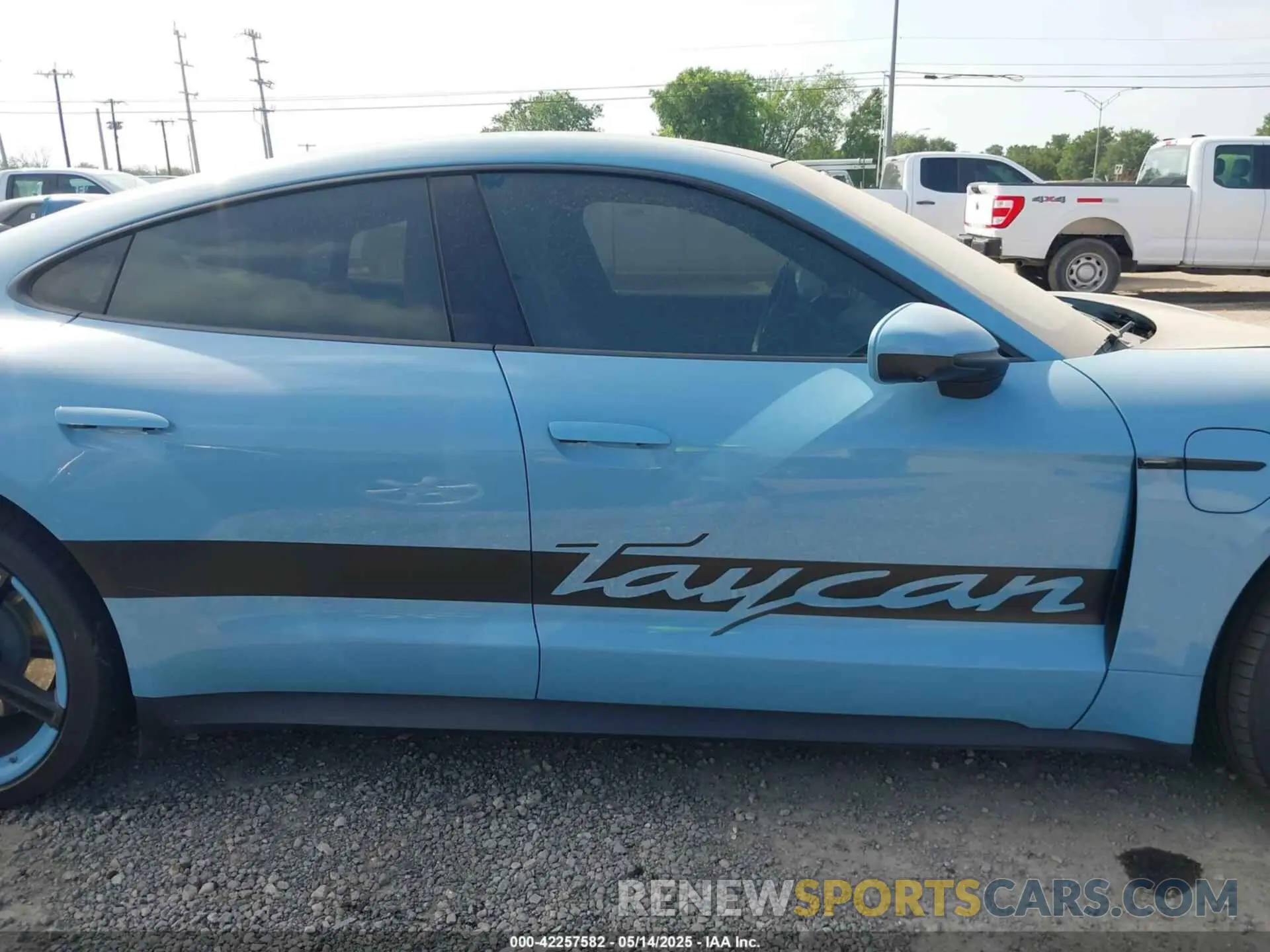 13 Photograph of a damaged car WP0AA2Y10NSA10908 PORSCHE TAYCAN 2022