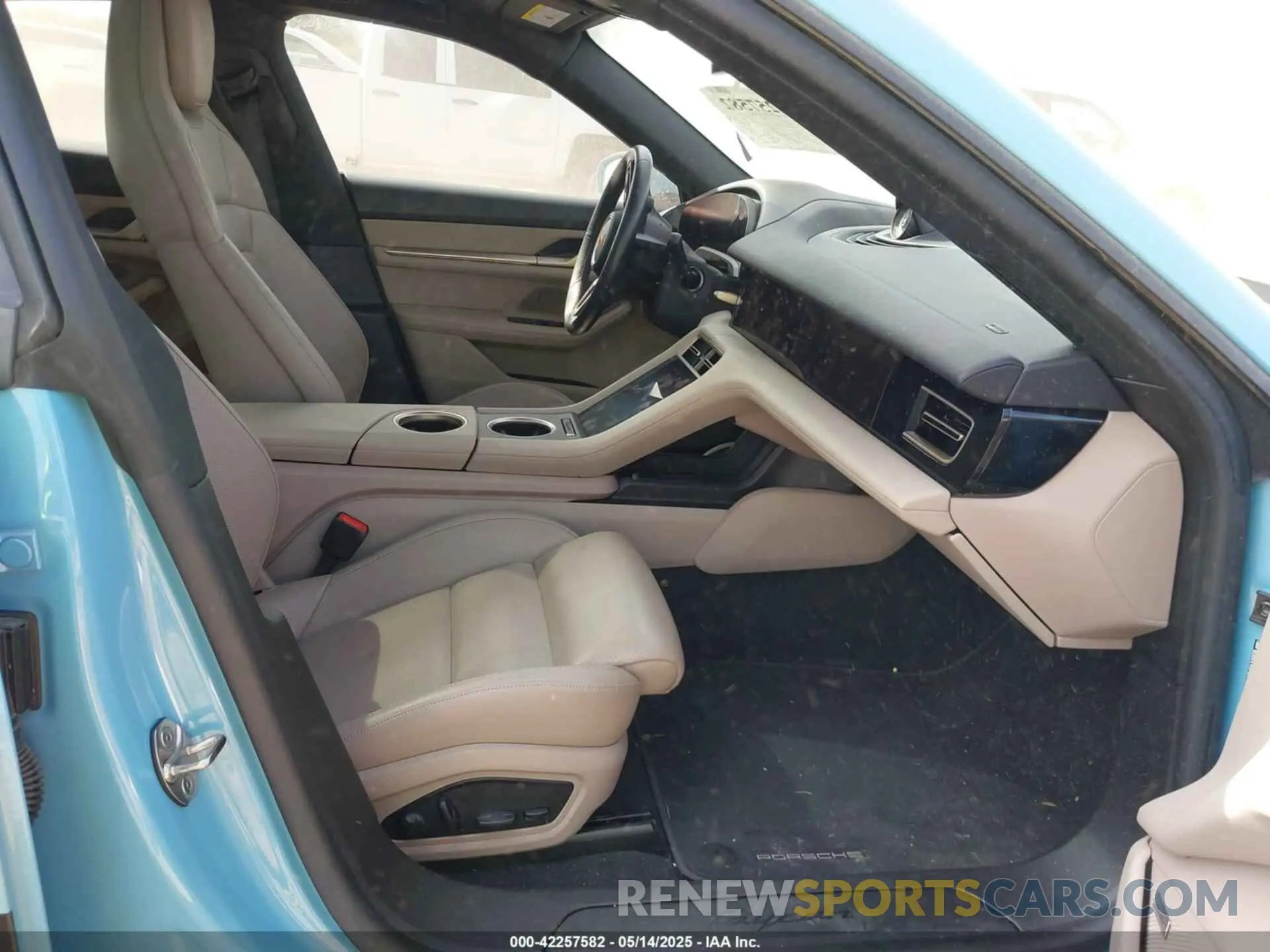 5 Photograph of a damaged car WP0AA2Y10NSA10908 PORSCHE TAYCAN 2022