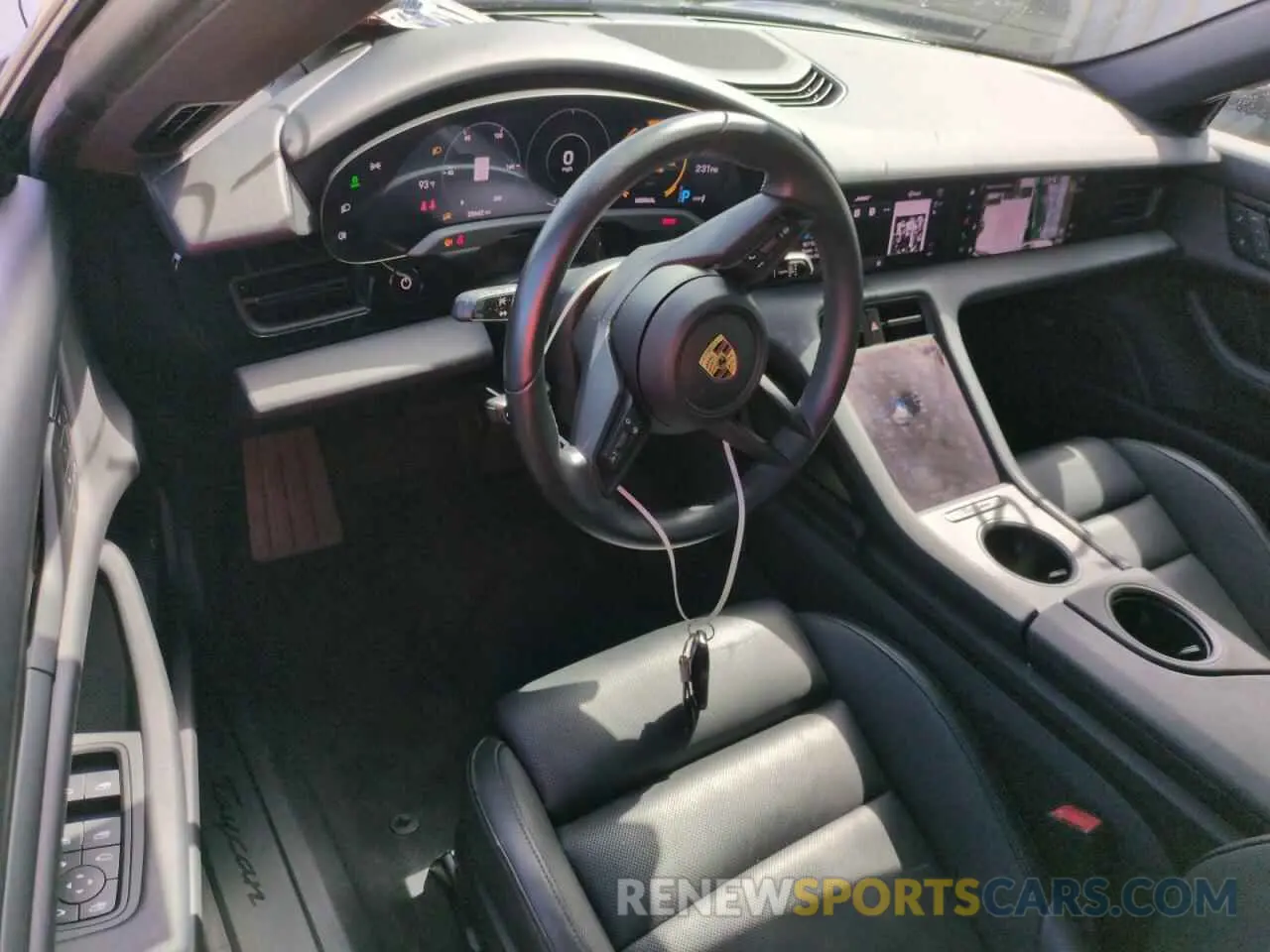 8 Photograph of a damaged car WP0AA2Y10NSA13128 PORSCHE TAYCAN 2022