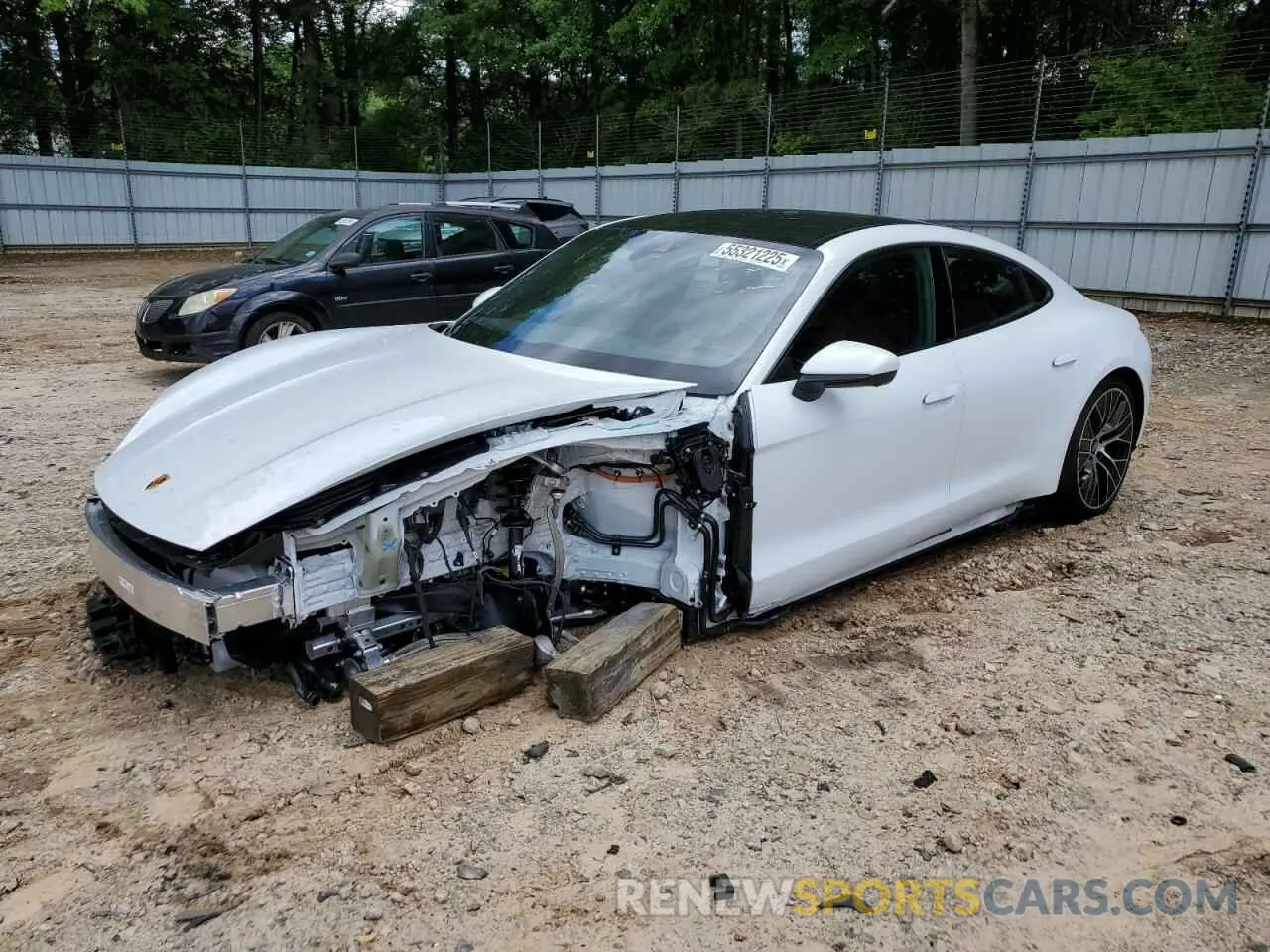 1 Фотография поврежденного автомобиля WP0AA2Y11NSA11338 PORSCHE TAYCAN 2022