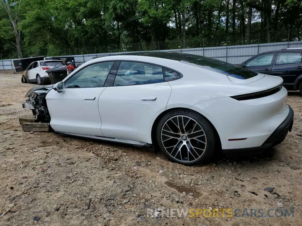 2 Фотография поврежденного автомобиля WP0AA2Y11NSA11338 PORSCHE TAYCAN 2022