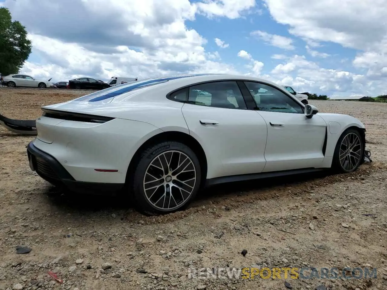 3 Фотография поврежденного автомобиля WP0AA2Y11NSA11338 PORSCHE TAYCAN 2022