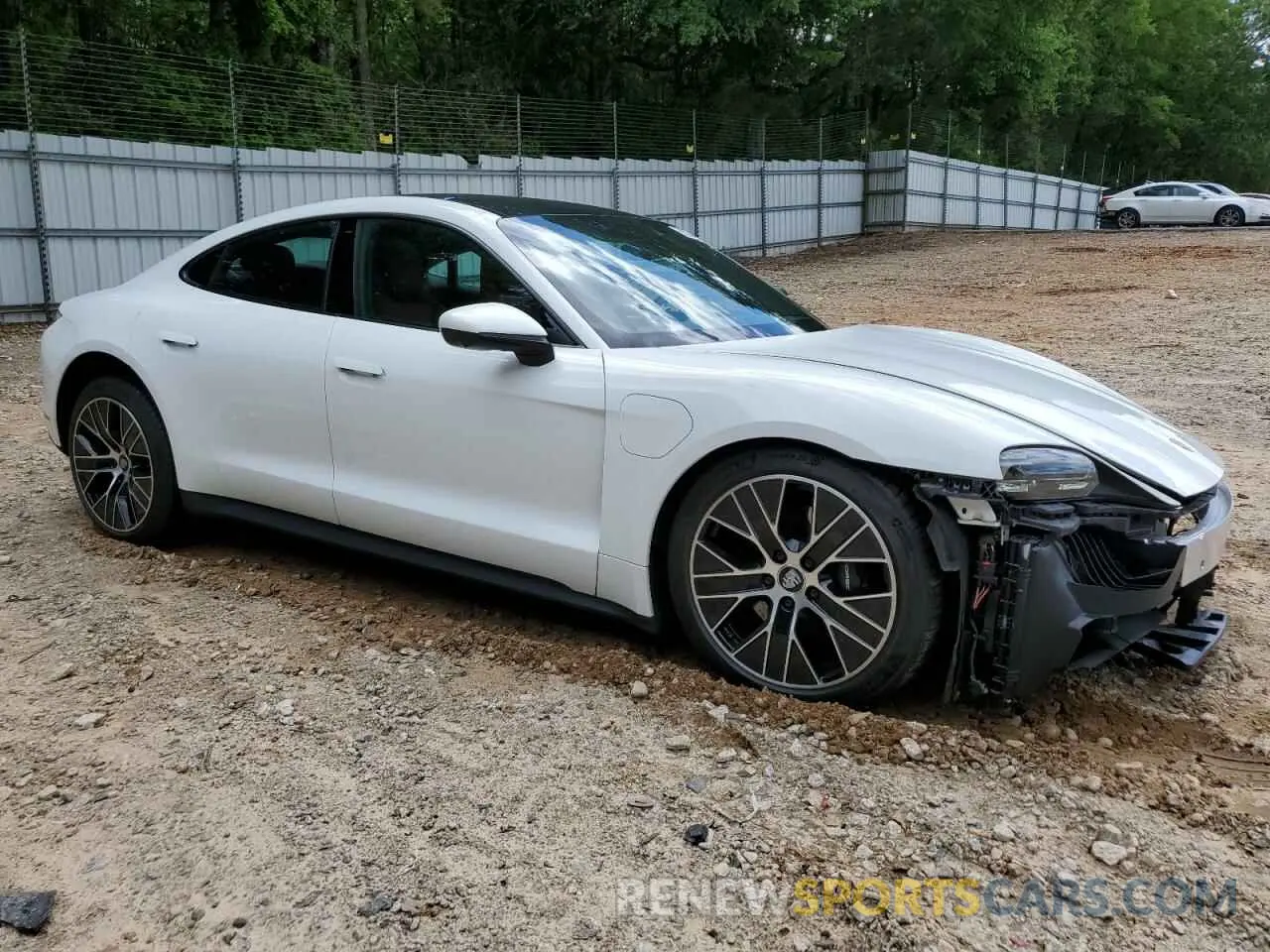 4 Фотография поврежденного автомобиля WP0AA2Y11NSA11338 PORSCHE TAYCAN 2022