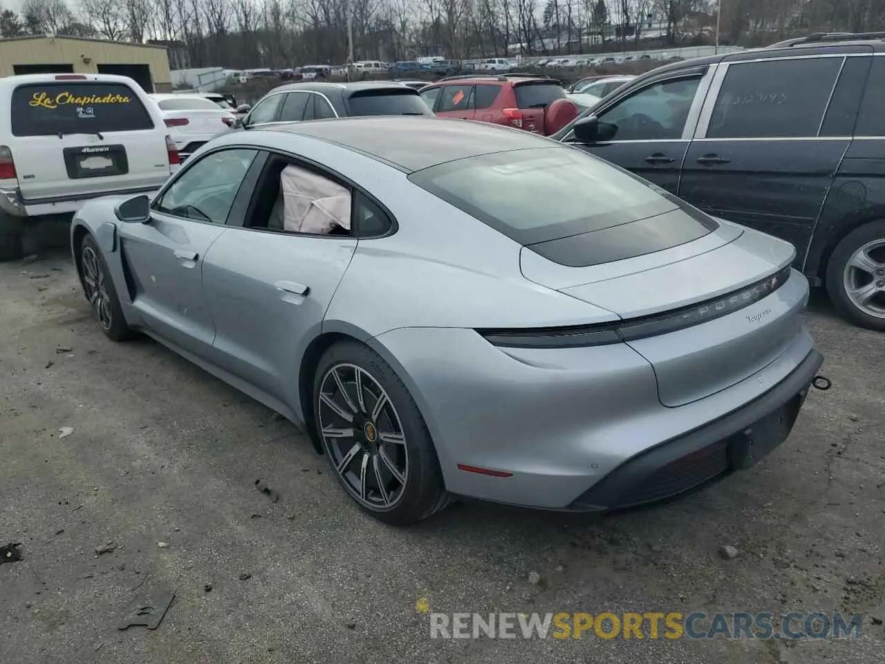 2 Photograph of a damaged car WP0AA2Y11NSA14210 PORSCHE TAYCAN 2022