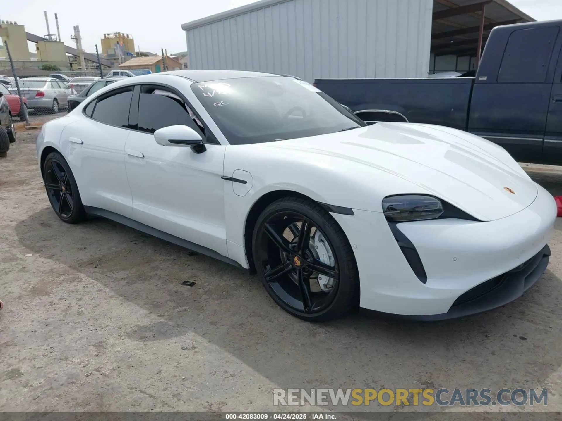 1 Фотография поврежденного автомобиля WP0AA2Y12NSA13356 PORSCHE TAYCAN 2022