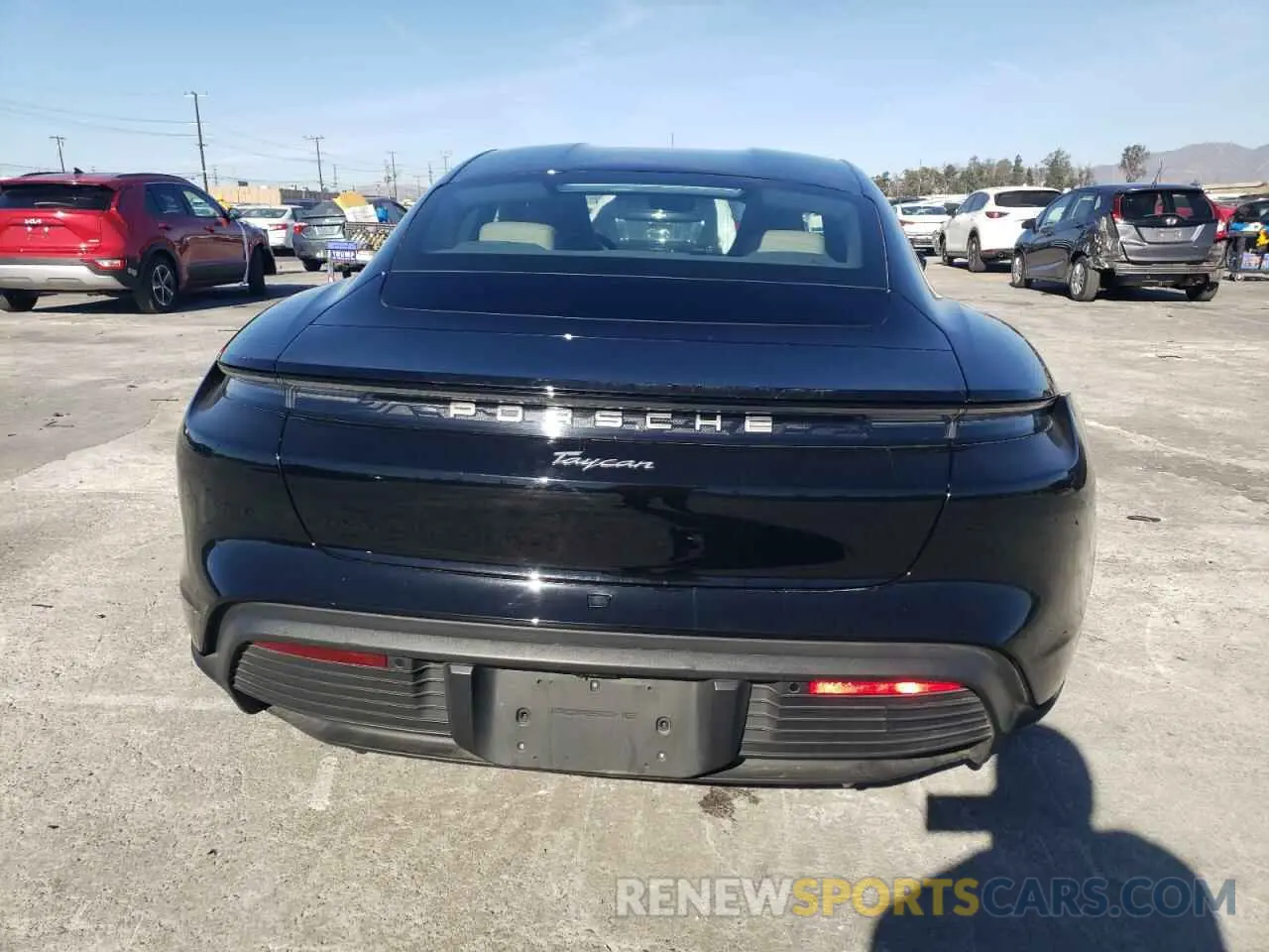 6 Photograph of a damaged car WP0AA2Y13NSA13799 PORSCHE TAYCAN 2022